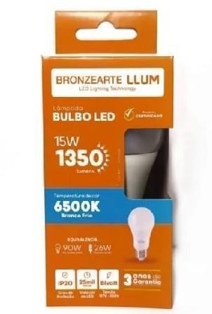LAMPADA BULBO LED 15W BV 6,5 E27 - PC