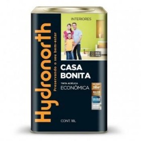 LATEX CASA BONITA ACRILICA BRANCO 18LT HYDRONORTH - LT