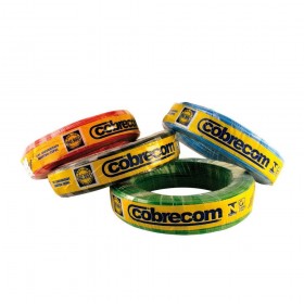 FIO FLEXIVEL 2,5MM AMARELO COBRECOM - ROLO 100M