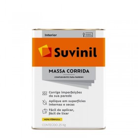 MASSA CORRIDA PVA 25KG LATA SUVINIL - LT