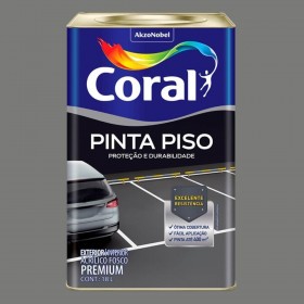 TINTA PISO CORAL CINZA MEDIO 18LT - LT