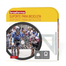 SUPORTE P/ BICICLETA BRANCO BRASFORMA - PC