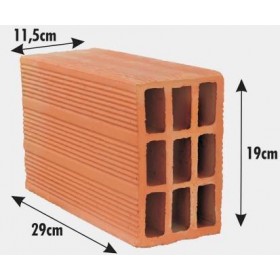 TIJOLO BAIANO 11,5X19X29 - PC