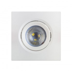 SPOT DE EMBUTIR EASYLED 7,5 CM 3W 6K QUADRADO - PC
